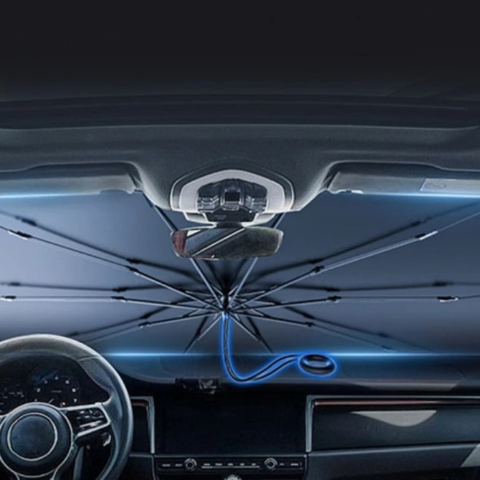 Solskjerm Bil Type Paraply – UV-beskyttelse og Reduksjon av Varme