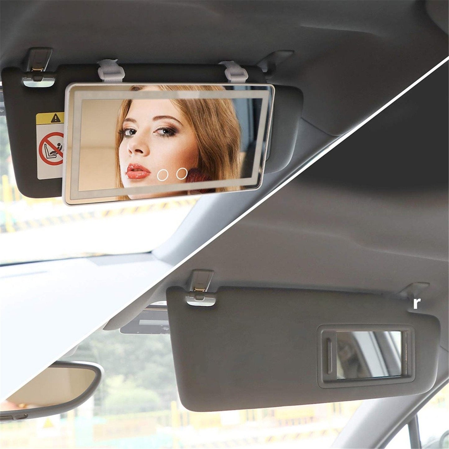 Specchio per Trucco da Auto — Comfort ed Eleganza in Viaggio