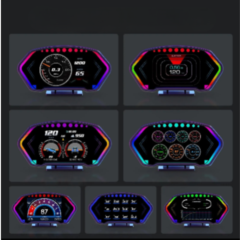 Digitalt Kjøredisplay – Hastighet Og Informasjon På Et Blikk