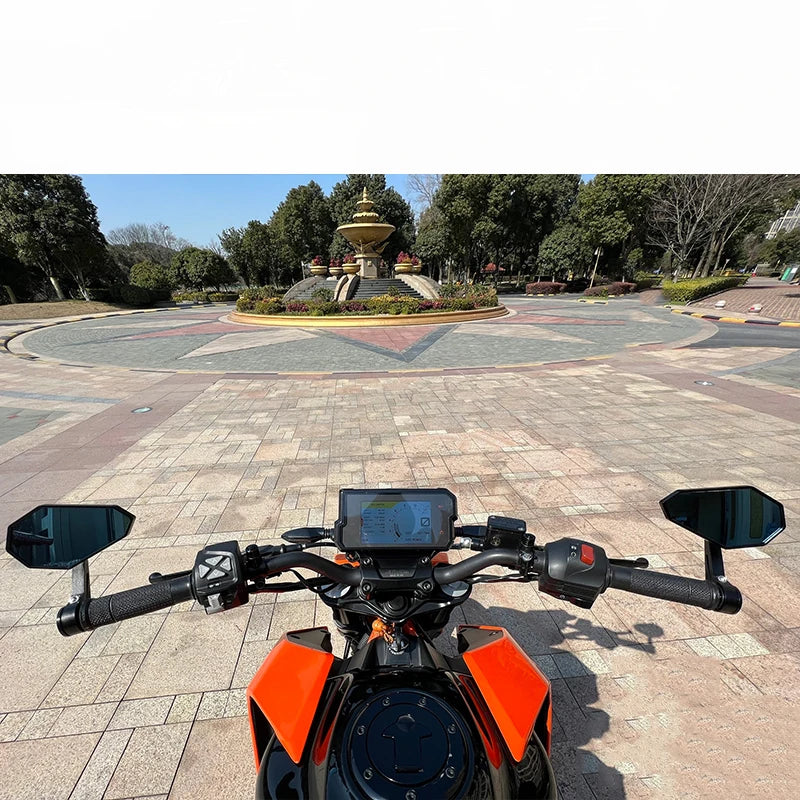 バイク用アンチグレアミラー – ユニバーサル、調整可能 & スポーツデザイン