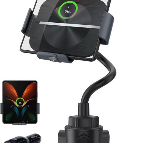 Støtte Telefon Bil – Feste Og Trådløs Lading Inkludert