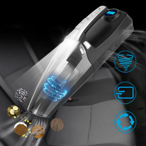 Autós Porszívó 4 az 1-ben – Magas Teljesítmény 12V/120W
