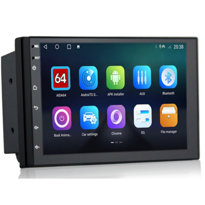 רדיו רכב מגעי Bluetooth – ניווט, USB ואפליקציות משולבות