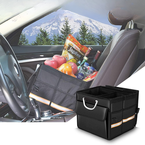 Bilskåp Organizer — Fällbar och multifunktionell