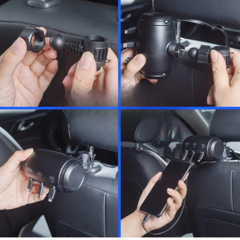 Multi-Port Car Charger — Ideal For All Your Devices