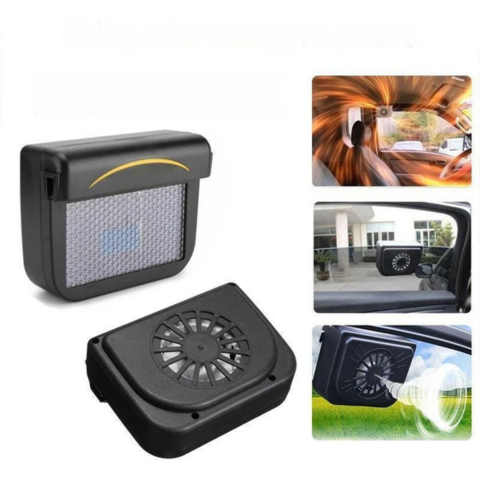Solárny ventilátor do auta – Okamžitá sviežosť