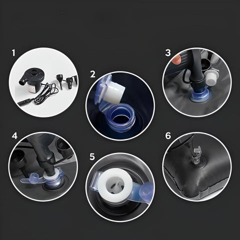 Materasso Gonfiabile Per Divano Posteriore Auto – Pratico E Facile Da Installare