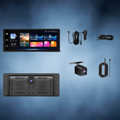 ダッシュボードカメラ — 11.3" ウルトラHD 4K 大画面