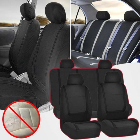 Set aus 9 Autositzbezügen – Vollständiger Innenschutz
