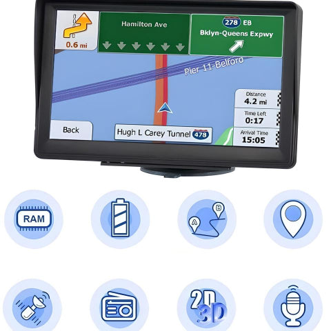 Wielofunkcyjny GPS Pojazdu – Dokładne Trasy i Głosowe Wskazówki