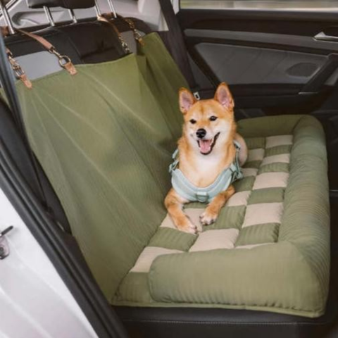 Siège Auto Arrière Pour Chien – Installation Facile Et Stabilité