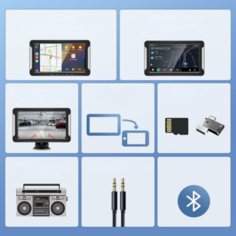 Autós Multimédiás Képernyő – Egyszerű Telepítés és Teljes Funkciók