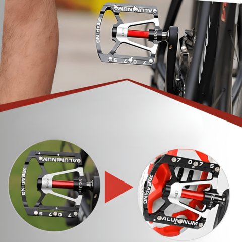 פדלים נגד החלקה לאופניים - קלים במיוחד - עמידים לכל הדרכים