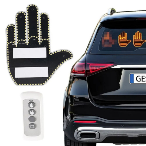LED Ovládané Signály Pro Zadní Sklo — Gesta A Světelné Zprávy