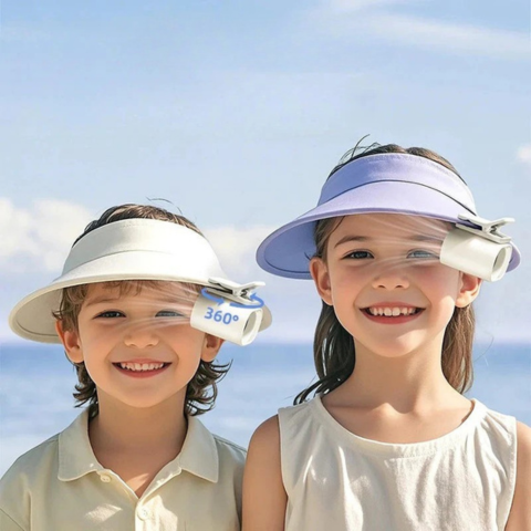 Oplaadbare Ventilator Met LED-scherm — Draagbare Koelte En Langdurige Batterij