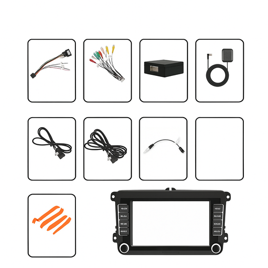 Multimedia-System Auto – Touchscreen, GPS und integriertes WiFi