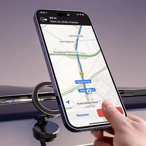 Podpora telefonního magnetu 360° pro auto – ultra stabilní uchycení
