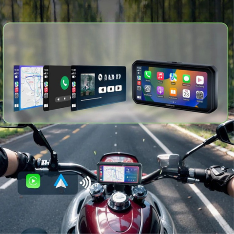 CarPlay Moto 6,3-Zoll-Bildschirm - Moderne Schnittstelle & Sicheres Fahren