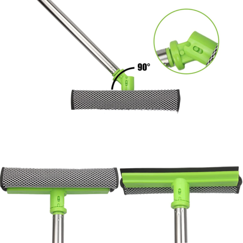 Kit di Lavaggio Auto Multifunzionale — Manico Regolabile & Panno Morbido