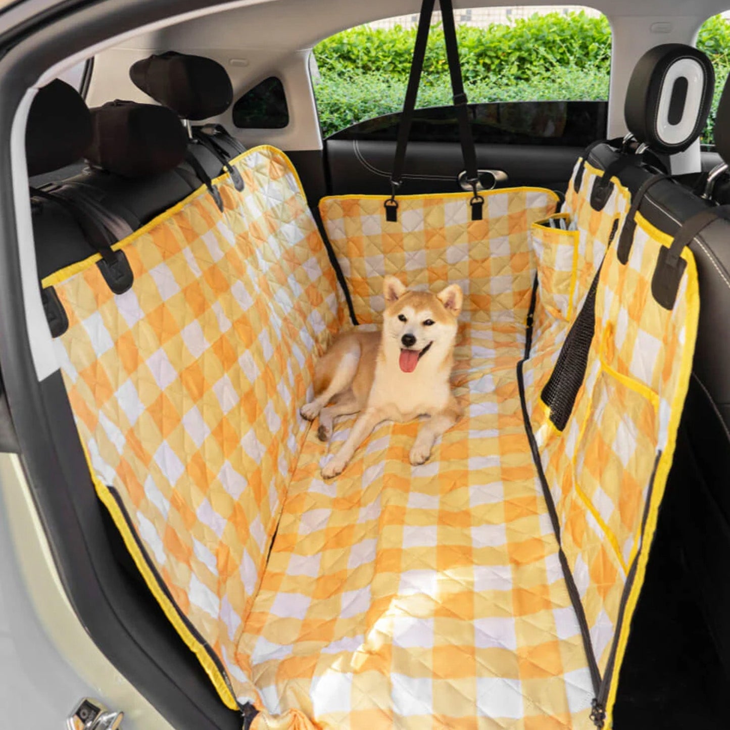 Housse De Siège Auto Pour Chien Imperméable Et Résistante Aux Rayures