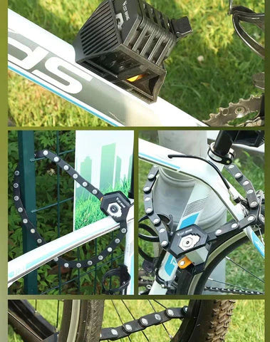 אנטי-גניבה אופניים אבטחה גבוהה — קומפקטי וקל לנשיאה