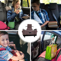 Baksätesorganisatör med krokar och förvaringslåda - optimerat utrymme och städad bil