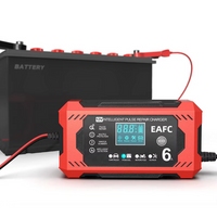 Caricabatterie Auto Intelligente 12V/24V - Display LCD & Protezione Automatica