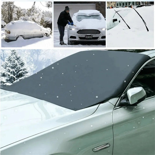 Magnetische Voorruitbedekking — Bescherming Tegen Vorst En Sneeuw 
