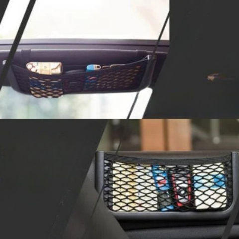 自動車用ネット収納 - 実用的な収納ポケット 
