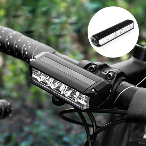 自転車用ハンドルライト - 充電式で防水 