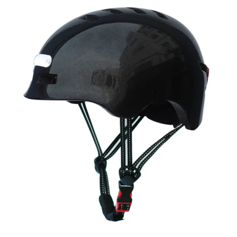 Urban Bicycle Helmet – With Front And Rear LED Lighting 
