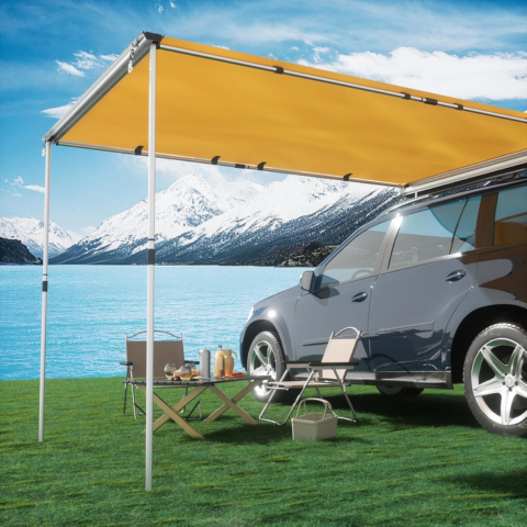 Carpa Lateral De Coche — Montaje Rápido Y Protección Total 