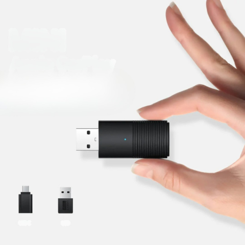 Adaptateur CarPlay Sans Fil — Compatible iOS & Android Auto
