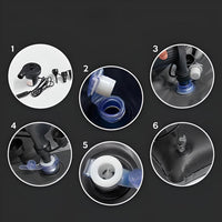 مرتبة هوائية لمقعد السيارة الخلفي - عملية وسهلة التركيب 