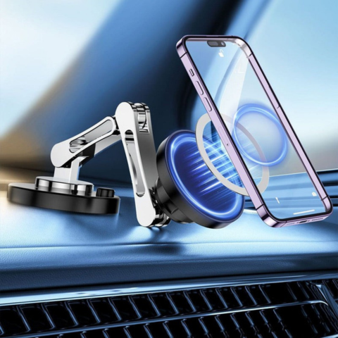 Stöd för telefon i bilen – Kraftig och justerbar montering 