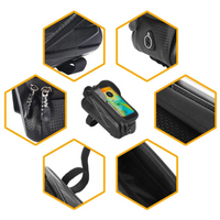 Borsa per telaio bici - impermeabile e multifunzione 