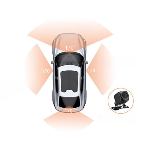 Caméra Dashcam 4 Canaux — Wifi & GPS Intégrés