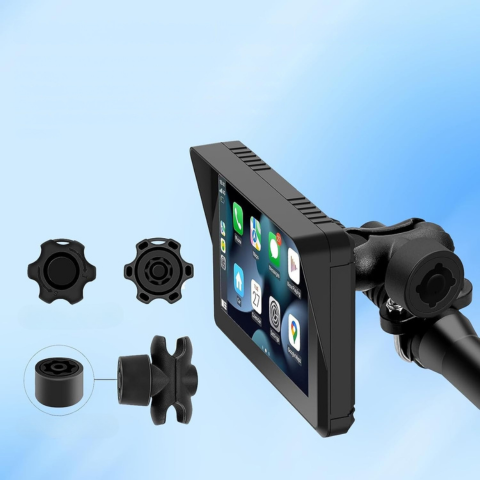 Multimedia Moto Support — Navigatie En Muziek Zonder Draad 
