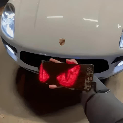 Animated LED Screen For Car – Custom Messages And Emojis 