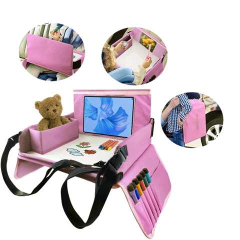 Plataforma Multifuncional Para Asiento De Auto — Ideal Para Viajes En Familia 