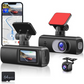 Dashcam Podwójny Obiektyw – Całkowita Kontrola i Połączenie WiFi 