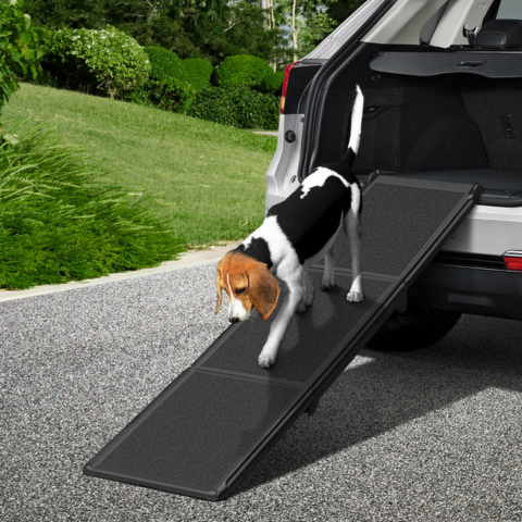 Klapprampe für Hunde — Einfacher Zugang zum Auto 