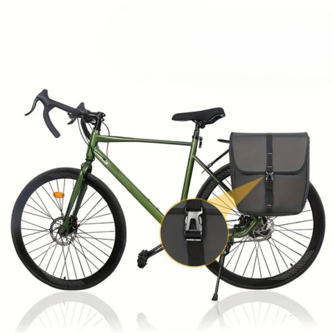 防水ダブル自転車バッグ — 大容量10L 