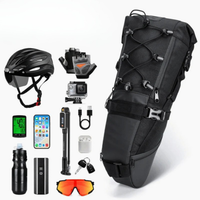 Große Fahrradtasche — Wasserdicht & Reflektierend 