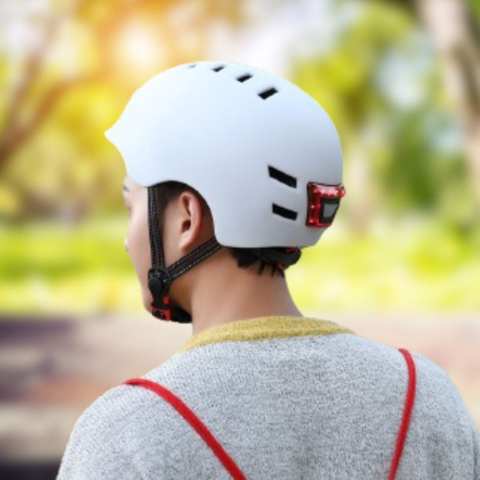 Urban Bicycle Helmet – With Front And Rear LED Lighting 