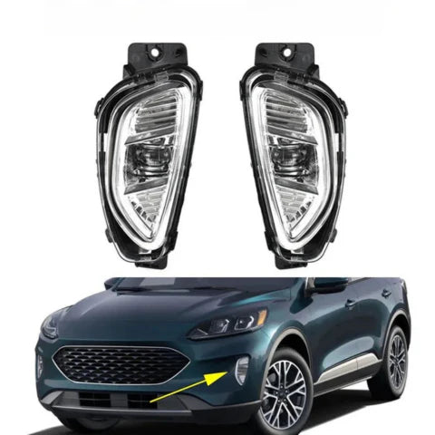 Φώτα Ομίχλης LED Εμπρός — Συμβατά με Ford Escape 2020-2021 