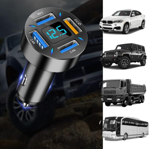 Încărcător universal pentru bricheta mașinii și multi-USB 