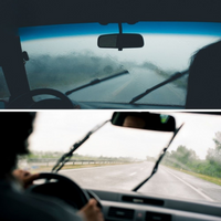 ציפוי דוחה מים לחלון הקדמי – נהיגה בטוחה 