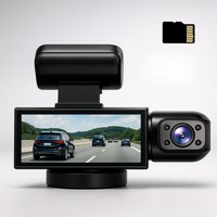 Dashcam Double Full HD Voiture - Vision Nocturne + Caméra Intérieure