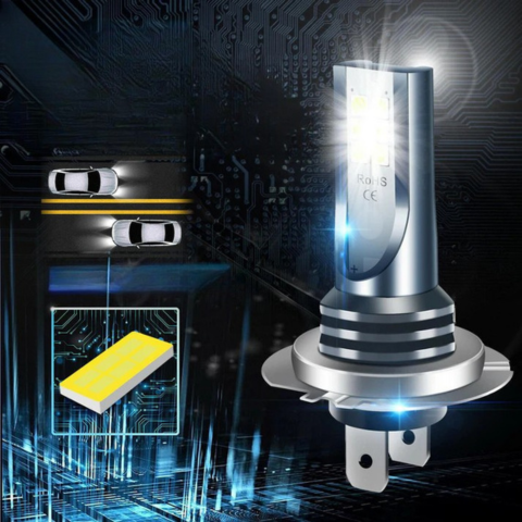 Becuri cu led H7 H11 80W 6500K - rază precisă și performanță stabilă